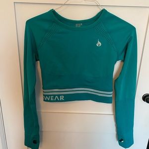 Ryderwear Freestyle Seamless Long Sleeve Crop Top